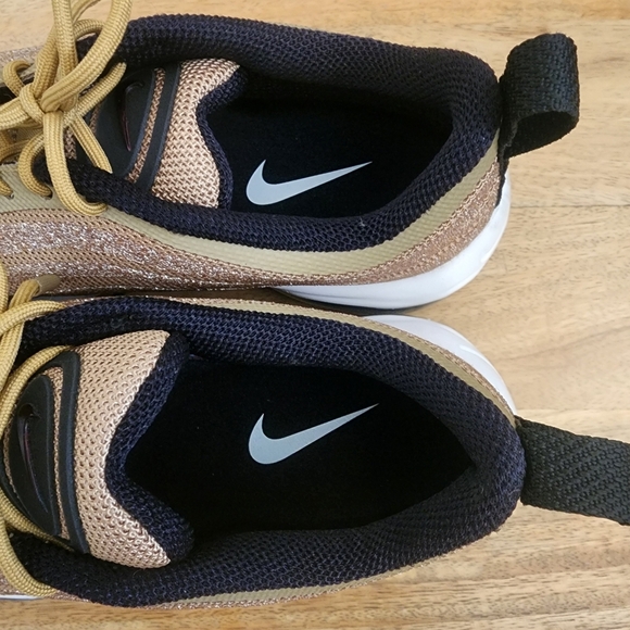 Nike Swarovski x Womens Air Max 97 LX Shoes 927508-700 Metallic Gold Size 6.5 - Picture 10 of 12